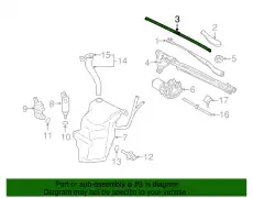 Щетка стеклоочистителя 31250288 VOLVO