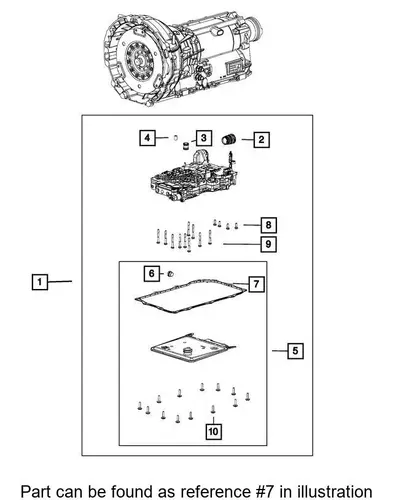 Прокладка масляного поддона FIAT 68261578AA
