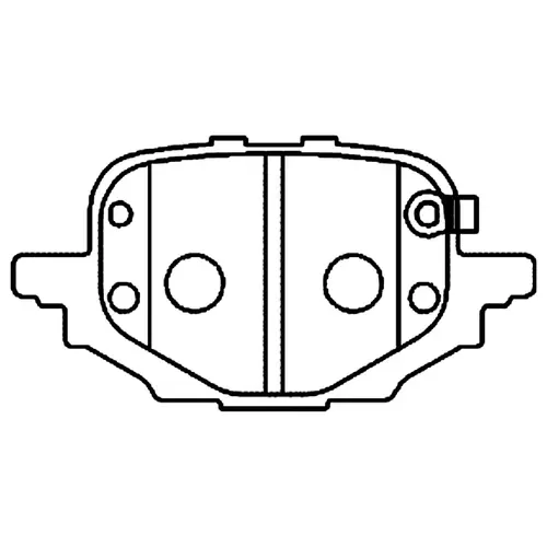Тормозные колодки дисковые CTR GK1535