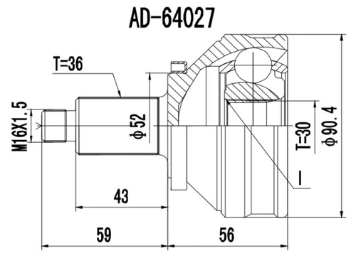 Автозапчасть 77AU450 PROCARO