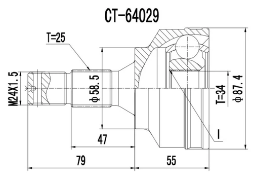 Автозапчасть 77CT200 PROCARO