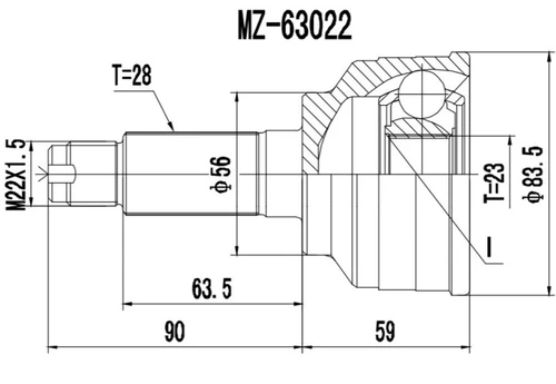 Автозапчасть 77MZ320 PROCARO