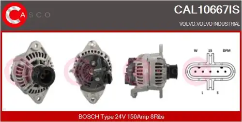 генератор \VOLVO CAL10667IS CASCO
