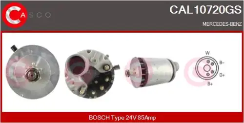 генератор \DAF SB 201 74> CAL10720GS CASCO