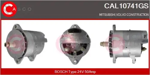 генератор \CASE IH, VOLVO CAL10741GS CASCO