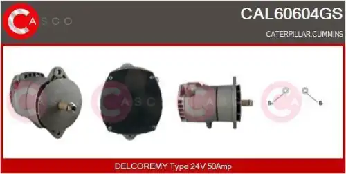 генератор \CASE IH, VOLVO CAL60604GS CASCO