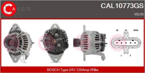 генератор \ CAL10773GS CASCO