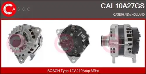 генератор \CASE IH CAL10A27GS CASCO