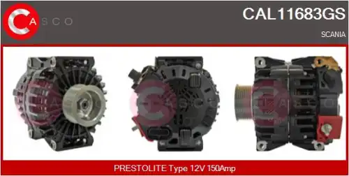 генератор \SCANIA CAL11683GS CASCO