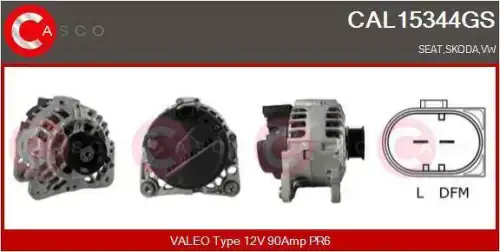 генератор \ CAL15344GS CASCO