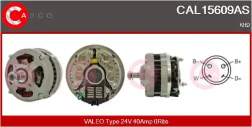 генератор \DEUTZ CAL15609AS CASCO