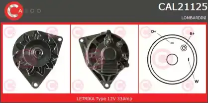 генератор \LOMBARDINI CAL21125GS CASCO