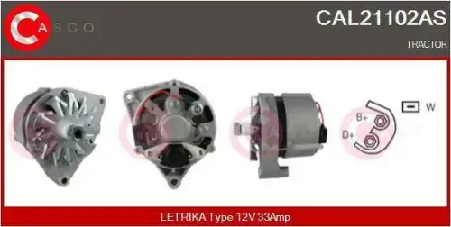 генератор \LOMBARDINI CAL21102AS CASCO