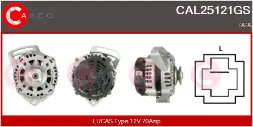 генератор \TATA CAL25121GS CASCO