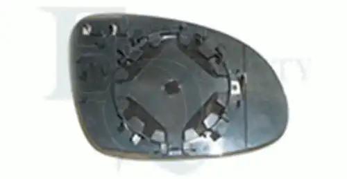 стекло зеркала с подогр. асфер.лев. VW RS01054 EQUAL QUALITY
