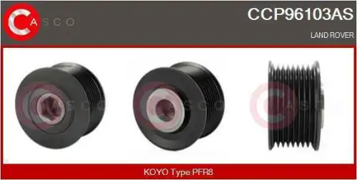 шкив генератора \ CCP96103AS CASCO
