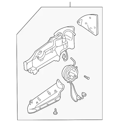 корпус зерк.эл.с под.эл.скл.с пам.л.Audi 8E1858531C01C VAG