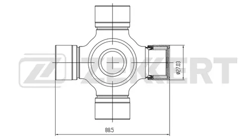 Крестовина кардана ZEKKERT KG-1146