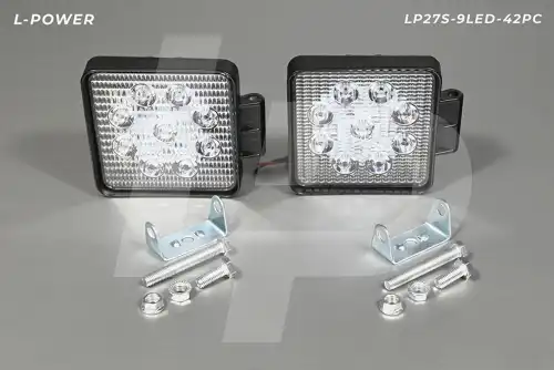 Фара рабочего света L-POWER LP27S-9LED-42PC