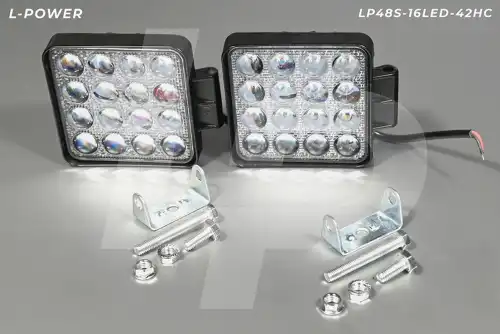 Фара рабочего света L-POWER LP48S-16LED-42HC