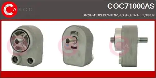 Масляный радиатор CASCO COC71000AS