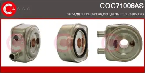Масляный радиатор CASCO COC71006AS
