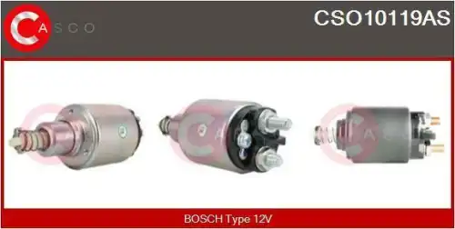 реле стартера втягивающее \DEUTZ, MB CSO10119AS CASCO