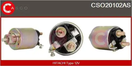 реле стартера втягивающее \HITACHI CSO20102AS CASCO