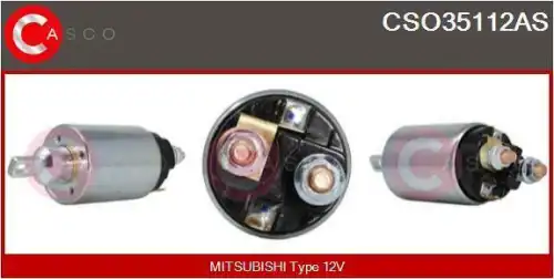 реле стартера втягивающее \FORD, MITSUBISHI CSO35112AS CASCO