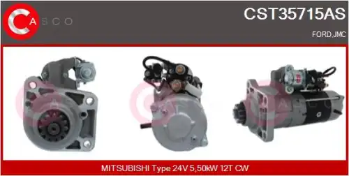 стартер \MITSUBISHI CST35715AS CASCO