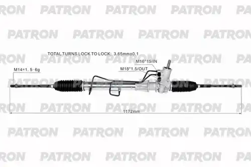 Рулевая рейка PATRON PSG3275