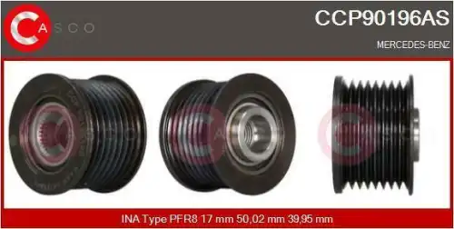 шкив генератора \MB CCP90196AS CASCO