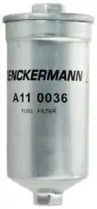 Топливный фильтр DENCKERMANN A110036 Audi 80 <85, VW Golf 1.6-2.2 81-89, Fiat Punto/Tipo/Tempra 1.4i-2.0 89>
