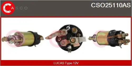 реле стартера втягивающее \MASSEY FERGUSON CSO25110AS CASCO