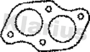 Прокладка глушителя KLARIUS 410793