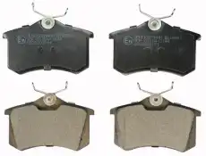 Тормозные колодки дисковые задняя ось DENCKERMANN B110861