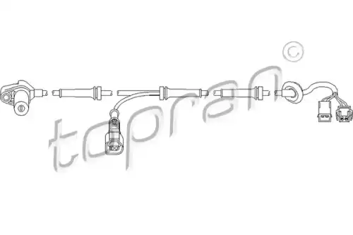 Датчик ABS HANS PRIES 110 483