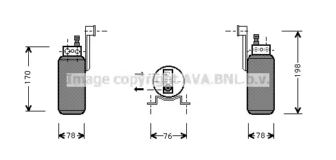 Осушитель кондиционера PRASCO FDD296