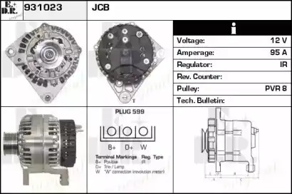генератор \JCB 931023 EDR