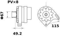 генератор \CLARK IA1407 LETRIKA