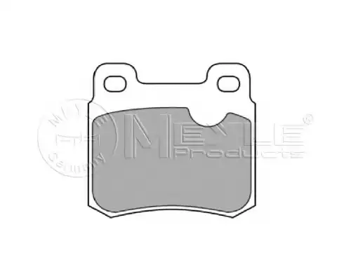Тормозные колодки дисковые задняя ось MEYLE 025 211 4015