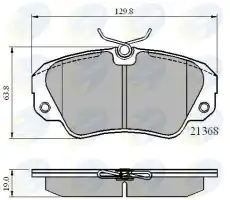 Тормозные колодки дисковые COMLINE CBP0493