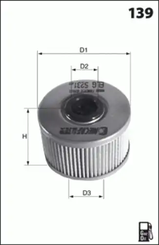 Топливный фильтр MECAFILTER G13