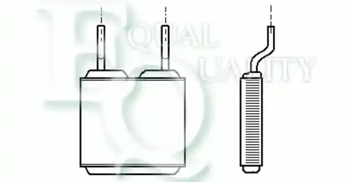 Радиатор печки EQUAL QUALITY RR0024
