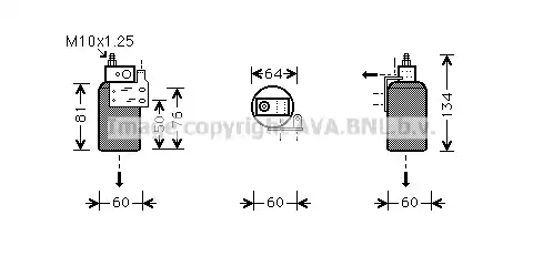Осушитель кондиционера PRASCO OLD143