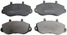 Тормозные колодки дисковые передняя ось DENCKERMANN B110654