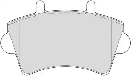 колодки дисковые торм. перед. Ren DBP351452 DURON
