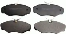 Тормозные колодки дисковые передняя ось DENCKERMANN B110586