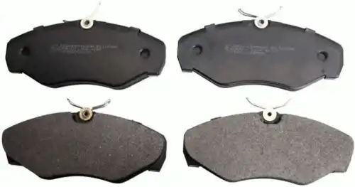 Тормозные колодки дисковые передняя ось DENCKERMANN B110586