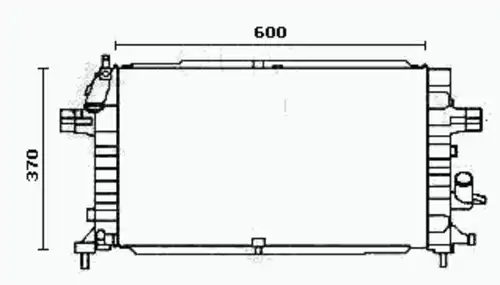 Радиатор системы охлаждения двигателя EQUAL QUALITY RM0783
